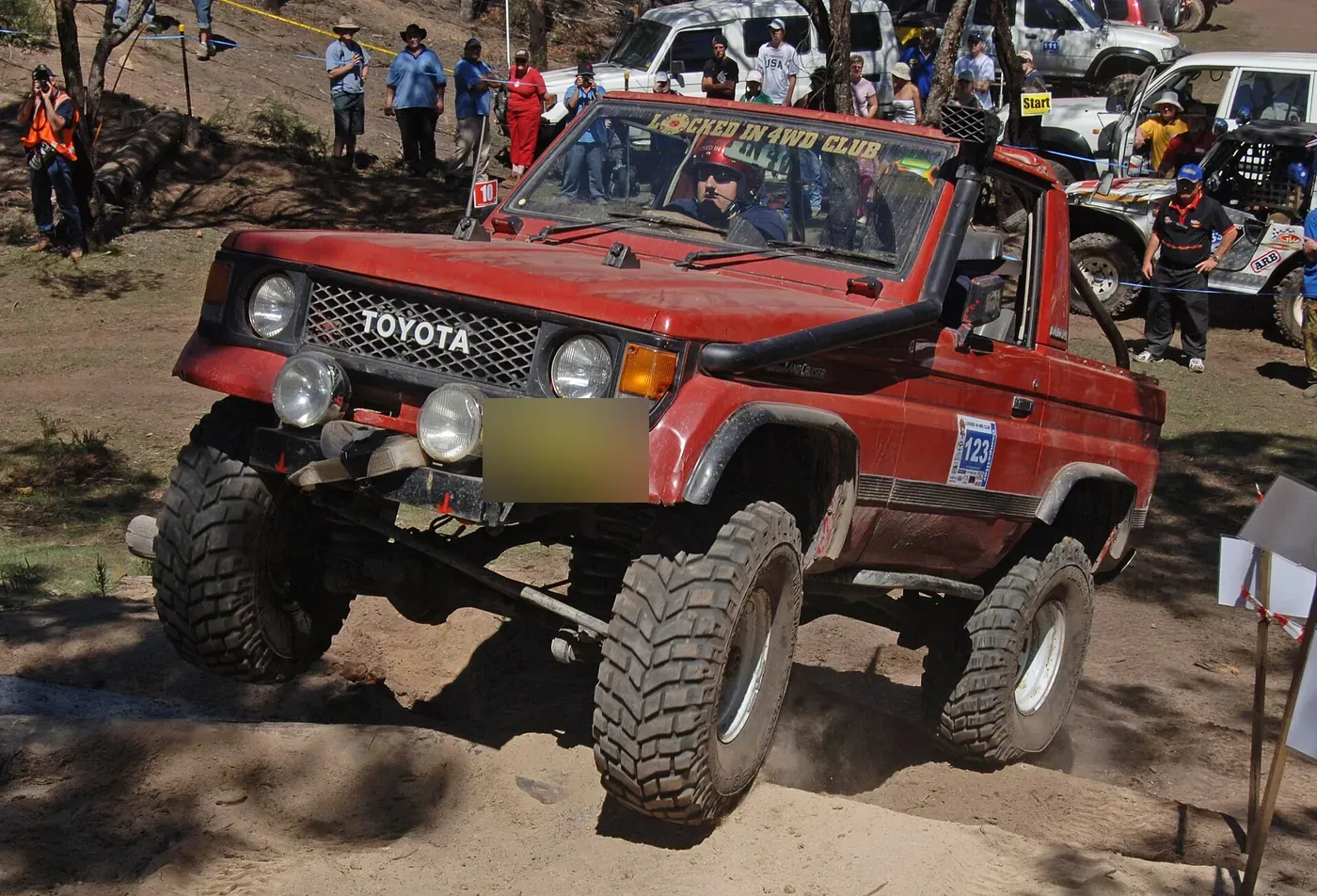 Toyota Land Cruiser 70-series hardtop in silver