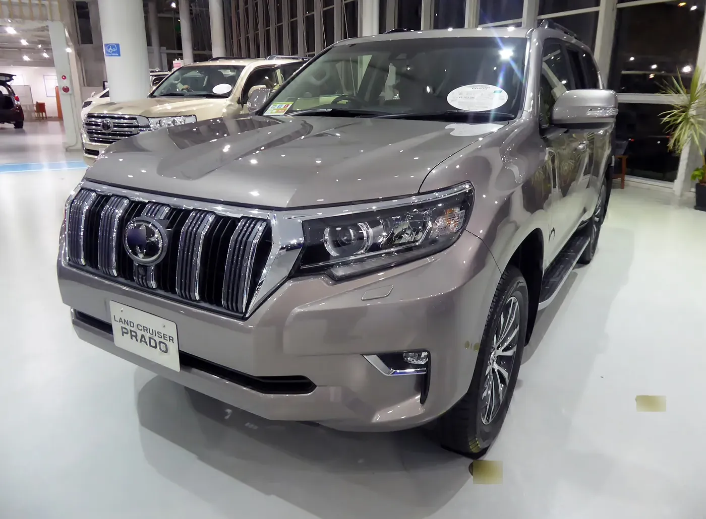 Toyota Land Cruiser Prado 150-series in beige