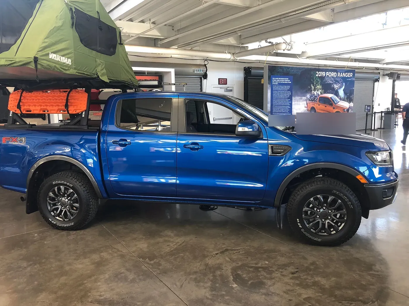 Ford Ranger double-cab pick-up in silver