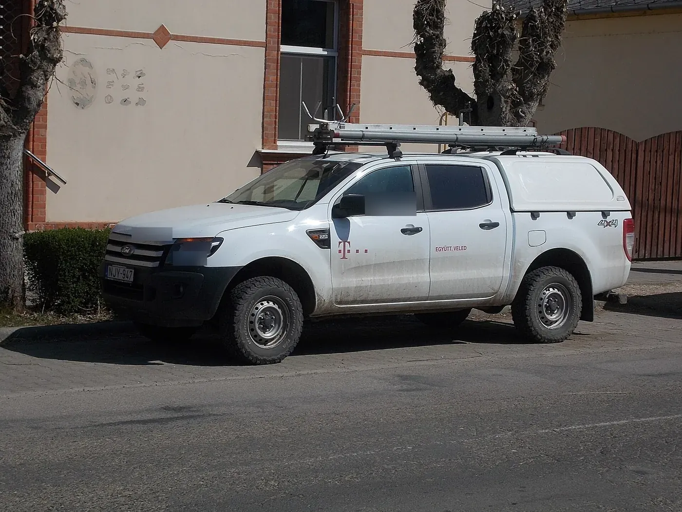 Ford Ranger double-cab pick-up in beige